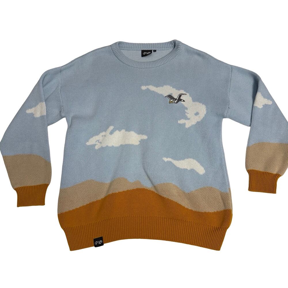 Lovejoy Pebble Brain Marvellous View Jumper Sweater Size Large